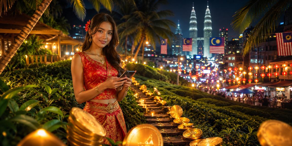 Pengguna di Kuala Lumpur mengakses loteri dalam talian melalui telefon pintar