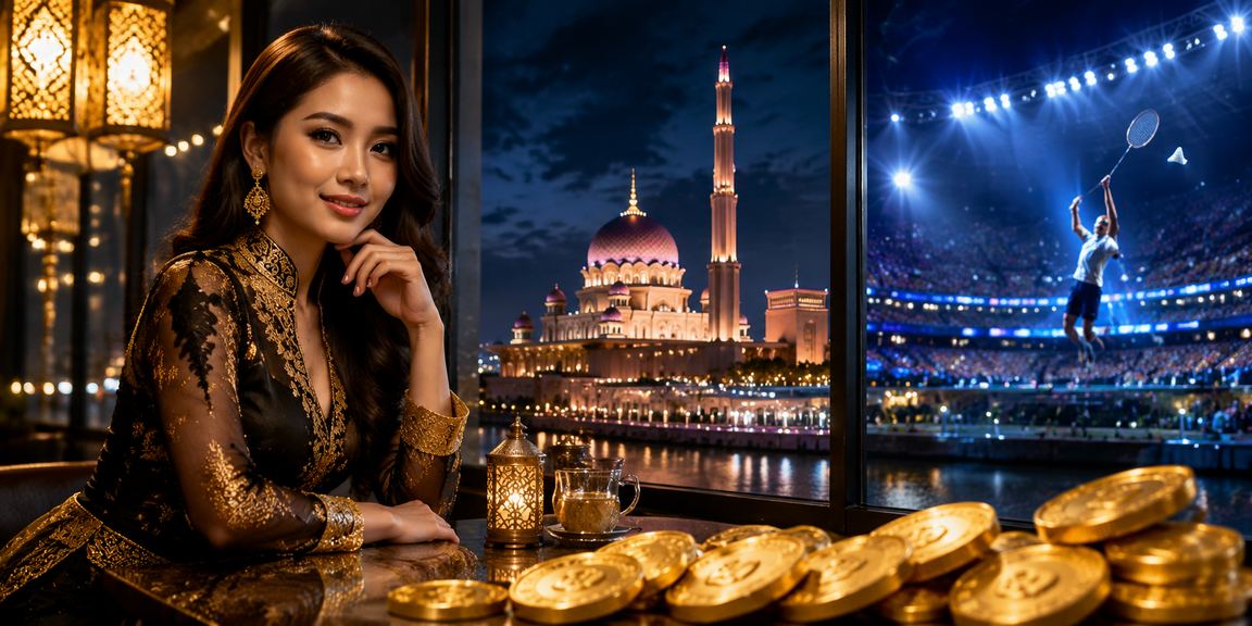 Suasana pertaruhan sukan maya meriah sempena Hari Raya di Putrajaya Malaysia